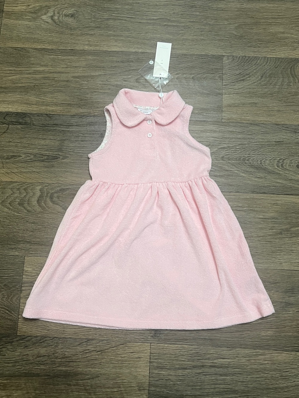 NEW Minnow Pink French Terry Tennis Dress Size 2T NWT - Picture 5 of 10